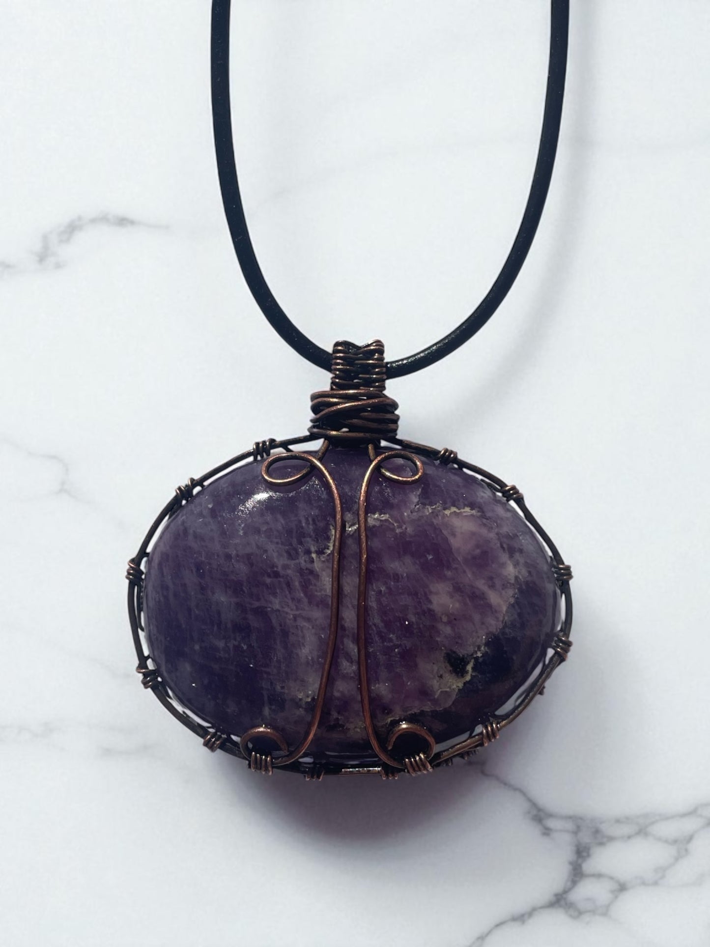Lepidolite Tree of Life Pendant | R.C. Designs