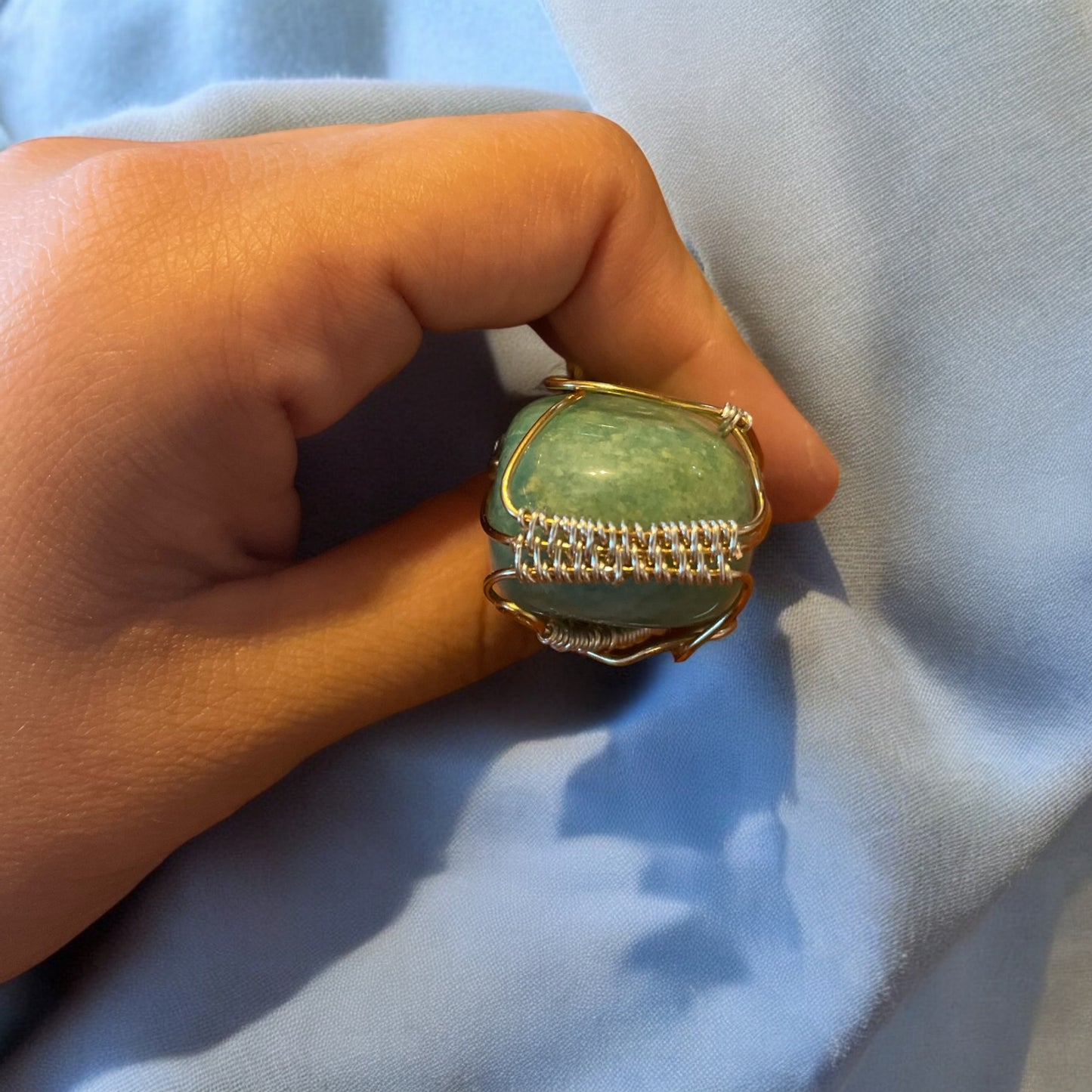 Amazonite Tumble Pendant