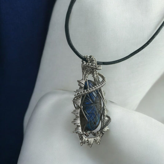 Labradorite Flower Pendant | R.C. Designs
