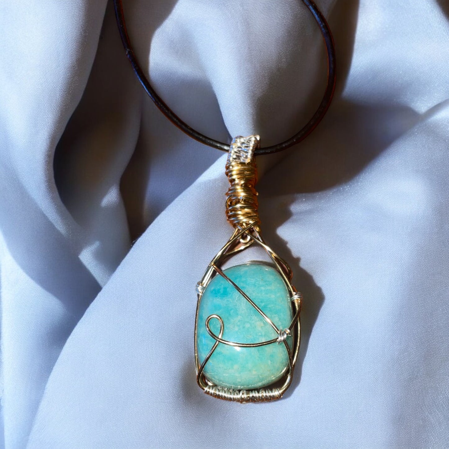 Amazonite Tumble Pendant