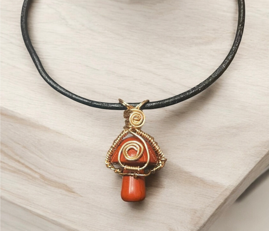 Red Jasper Mushroom | R.C. Designs