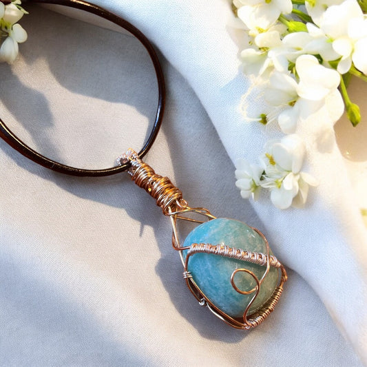Amazonite Tumble Pendant