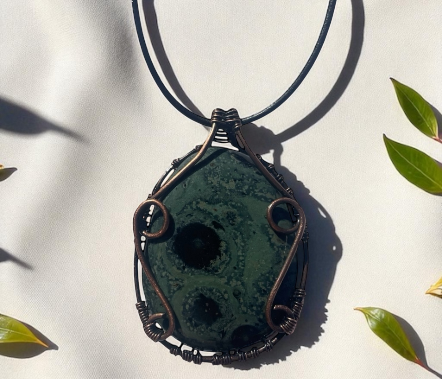 Kambaba Jasper Tree of Life Pendant | R.C. Designs